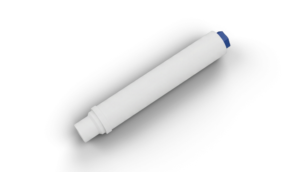 250mm uzunluğunda KAYRA38 roket motoru